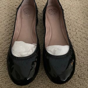 Vince Camuto Patent Leather Ellen Ballet Flat